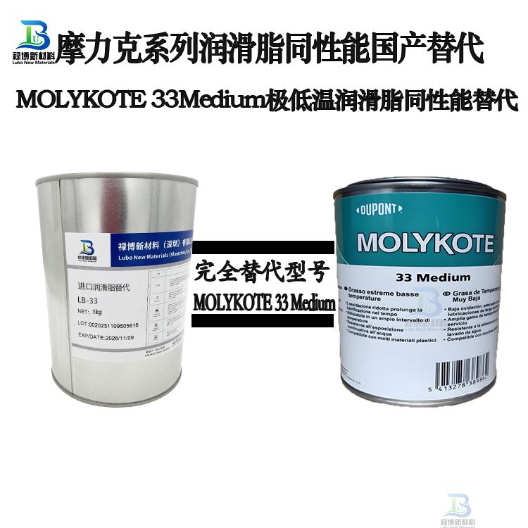 祿博LB-33極低溫潤滑脂替代MOLYKOTE33Medium潤滑脂